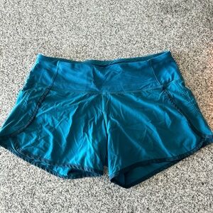 Blue Lululemon Running Shorts